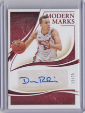 2019-20 Immaculate Collection Modern Marks Auto. Red #25 Duncan Robinson /25