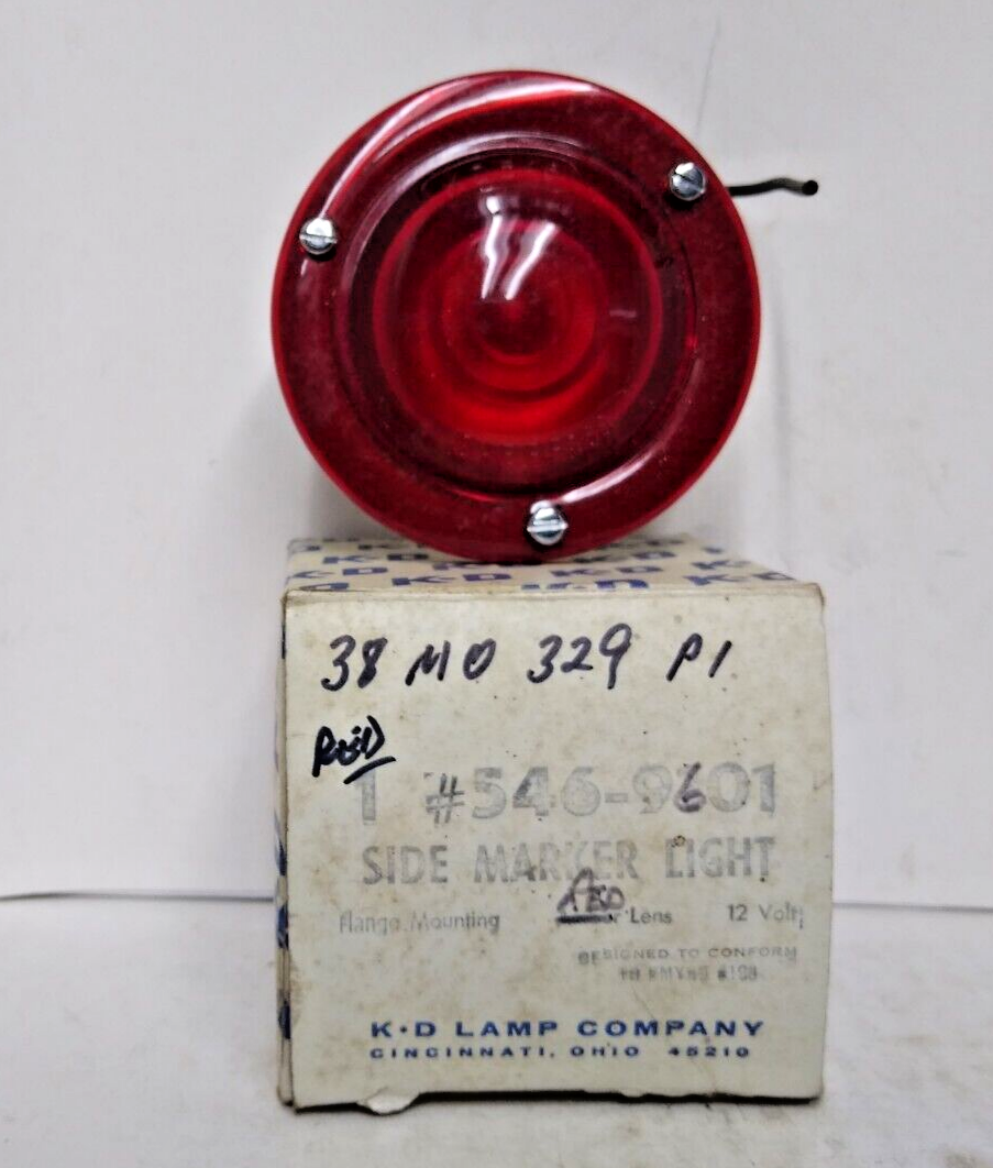 赤水晶スフィアNo.2533 NOS KD 546 Mack 38M0343RP3 RED Marker Lamp | eBay