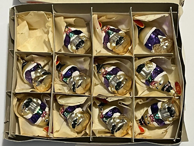 11 Humpty Dumpty Blown Glass Ornaments  -The Taron Collection (Made in Poland)
