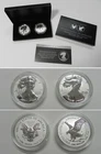 American Eagle 2021 Silver Reverse Proof Two-Coin Set Designer Edition 21XJ