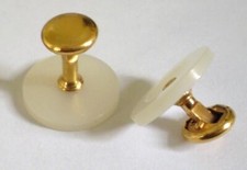 Front and Back Collar Studs for Collarband Detachable collar Tunic Shirts On...