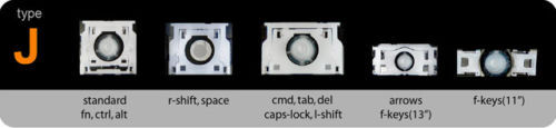Genuine Apple MacBook Pro13 inch Retina Display A1425 Individual Key - Picture 2 of 3