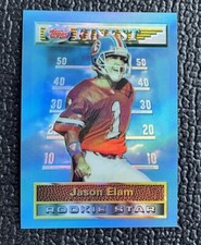 🔥JASON ELAM 1994 TOPPS FINEST ROOKIE STAR REFRACTOR ROOKIE CARD!🔥BRONCOS!