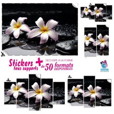 Sticker Déco Pour Abattant De WC - Motif Orchidée 35x42cm, Référence 319, Neuf