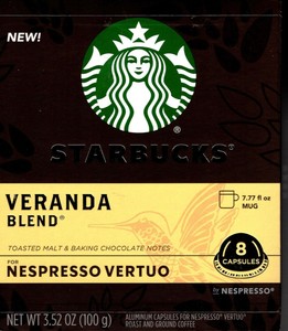 starbucks blonde roast nespresso capsules