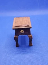  Vintage wooden Dollhouse Miniature concord lamp table