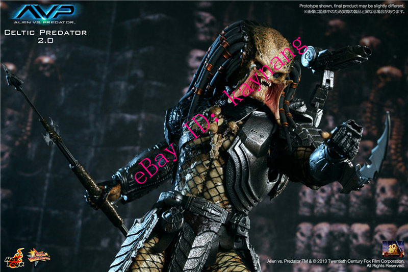 HOT TOYS MMS221 Alien vs. Predator 1/6 Celtic Predator Action