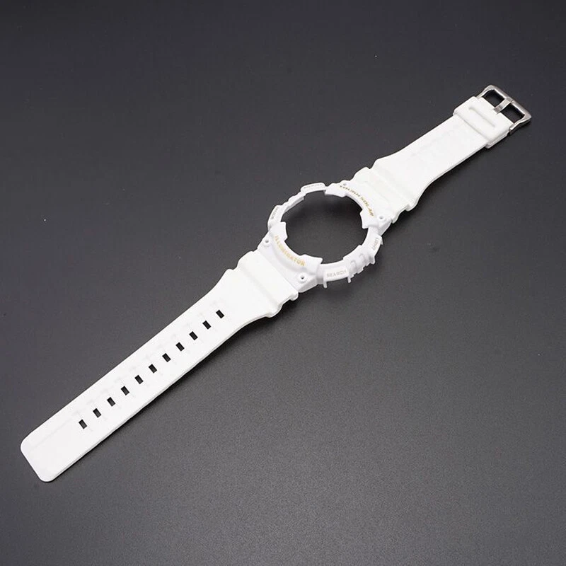 Rubber Watch Band & Bezel Case For Casio AQ-S810W AQS810WC Replacement Strap New - Image 3 of 4