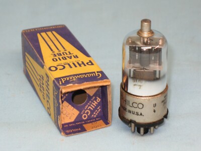 VACUUM TUBE ~ 12Q7GT ~ PHILCO ~ NOS ~ 12Q7GT