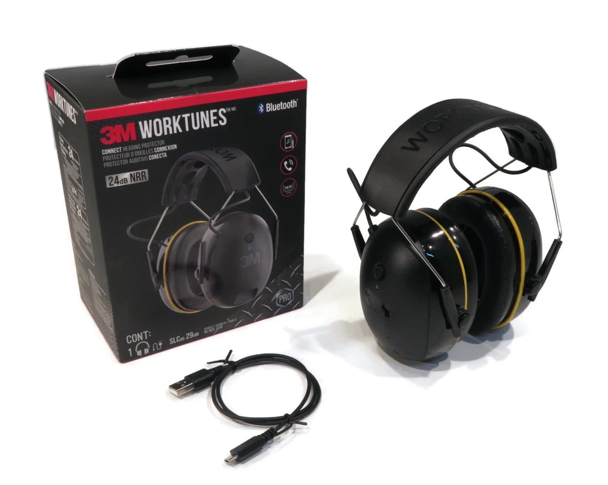 Rechargeable Worktunes Bluetooth Wireless Headphones for 3M