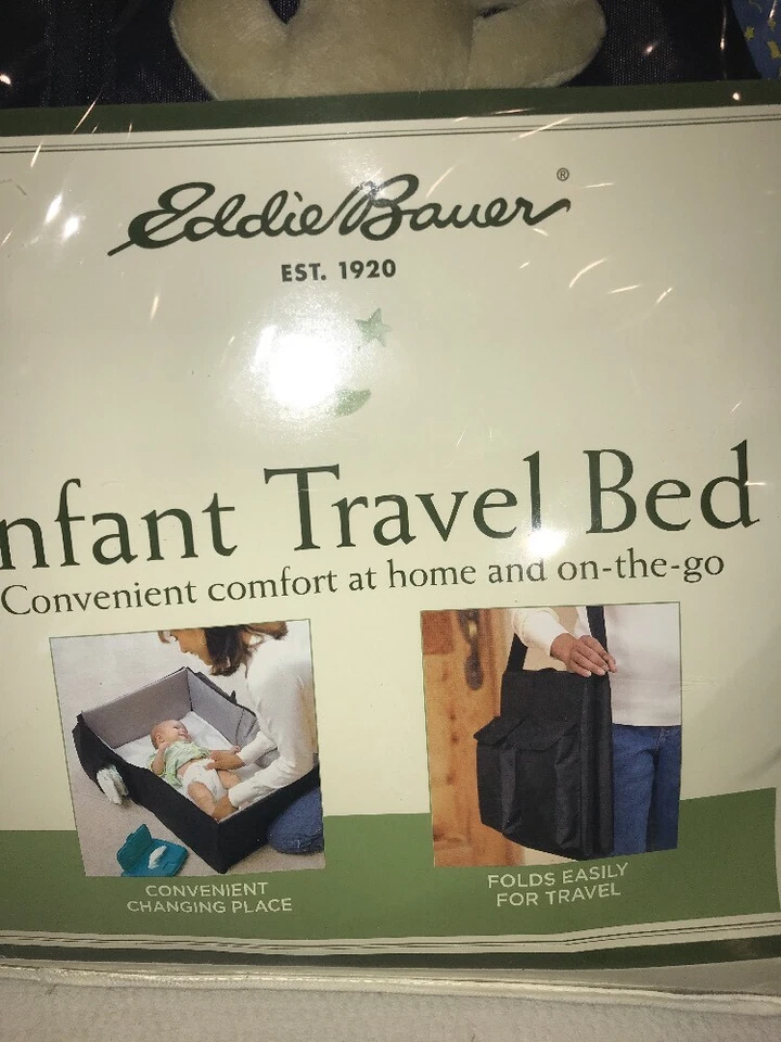 Cama de viaje infantil Eddie Bauer nueva 19X30 Foto 2 de 4