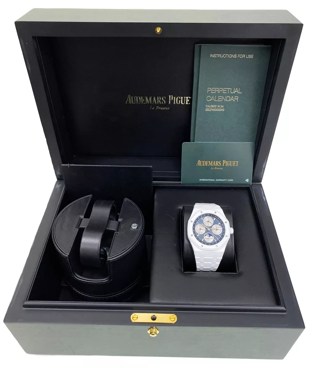 Audemars piguet royal oak perpetual deals calendar white ceramic