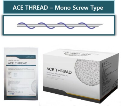 ACE PLLA Threads Lift /FACE & BODY/ Made in Korea - Mono Screw / Sharp (50pcs)