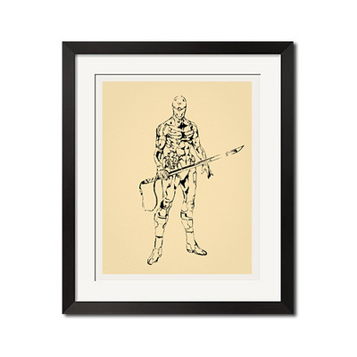 17x22 Print - Metal Gear Solid Gray Fox The Cyborg Ninja Poster