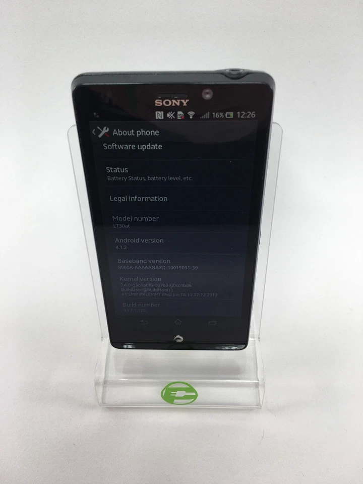 Telefone Sony Xperia 16GB LT30at - AT&T - Sem cartão micro SD - Imagem 2 de 4