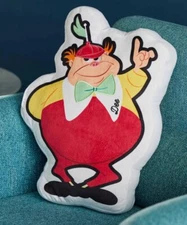 Disney Store Tweedle Dee and Tweedle Dum Reversible Cushion Soft Toy ~ BNWT