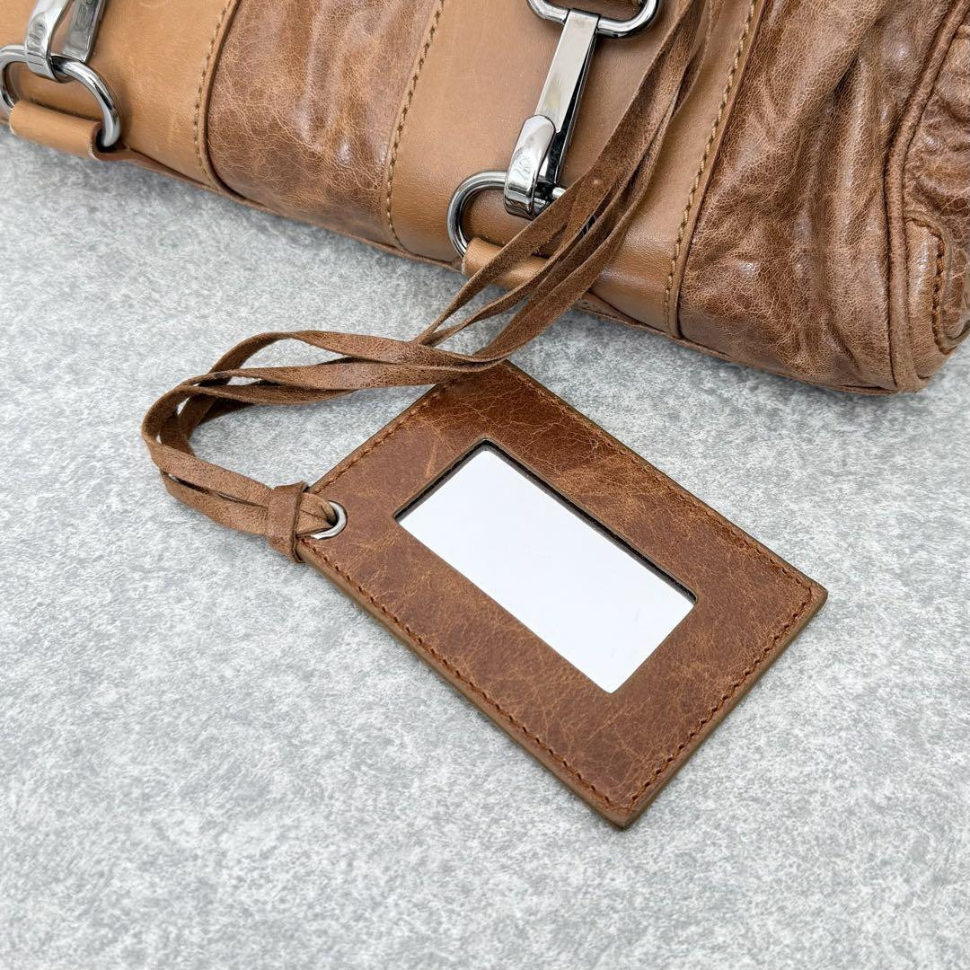 Balenciaga Mini Boston Editor's Bag Y2K Vintage Distressed Balenciaga Mini Boston Editor's Bag Y2K Vintage Distressed