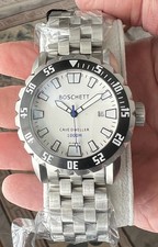Boschett Cave Dweller; 44 mm; Swiss Sellita SW-200 movimento automatico; quadrante bianco; NUOVO