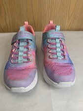 Skechers Girls Rainbow Cruisers - right show light broken - Sz 4 Big Kids K77