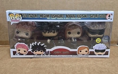 Funko Pop! Vinyl  Jujutsu Kaisen 4 Pack Special Exclusive EXC COND FREE POST
