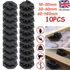 18-30/30-60/60-140mm 10PCS Adjustable Decking Pedestal Riser Bearing Support UK