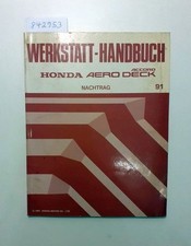 Honda Accord Aero Deck Werkstatthandbuch Nachtrag 91 Honda: