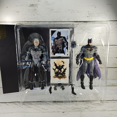 McFarlane DC Multiverse Omega VS Batman 2 Pack 2023 Last Knight 7'' Figures Open