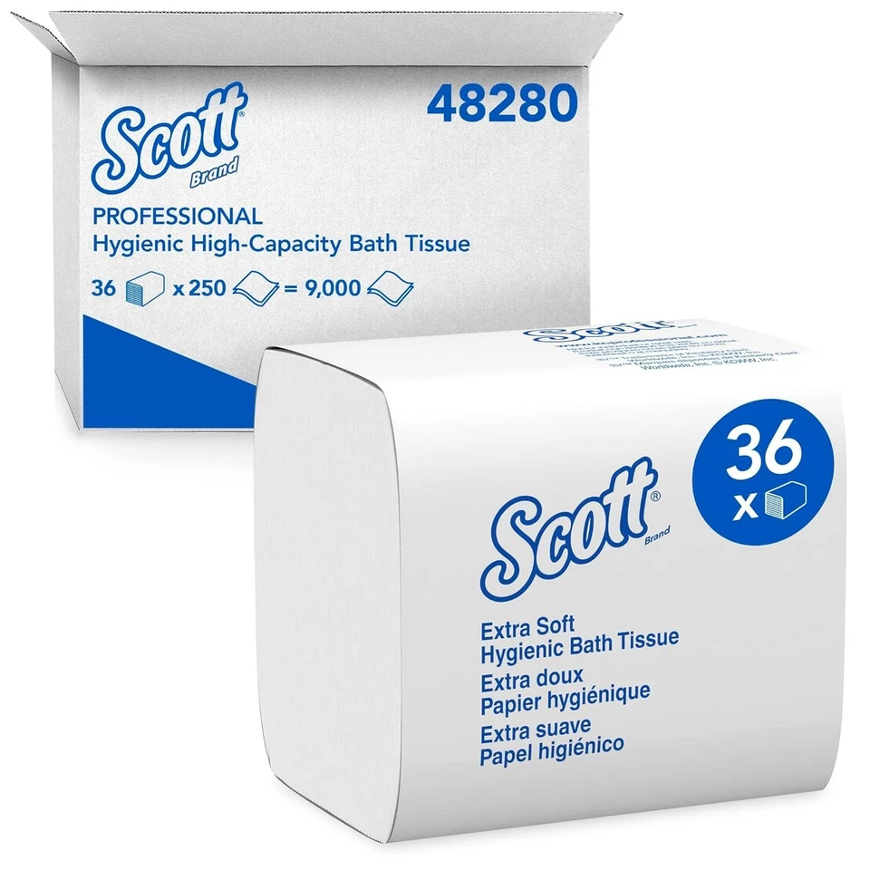 Scott High-Capacity Toilet Tissue, 250 Sheets/Pack, 36 Packs - Image 3 of 4