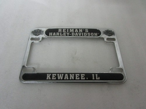 Harley Davidson Dealership License Plate Frame REIMANS KEWANEE ILLINOIS