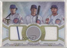 2018 Topps Triple Threads Relic Combos 12/36 Javier Baez Anthony Rizzo 6fs