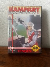 Rampart Sega Genesis 1992 Complete CIB Tengen