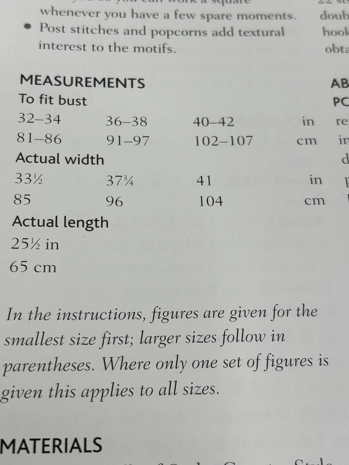 Patchwork Squares Vest Crochet Pattern Sizes 32-42 in Bust Book Pages - Image 2 of 3