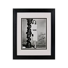 Lauren Bacall Autographed Signed Framed 8x10 Photograph (JSA COA)