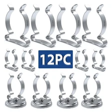 Magnetic 4 Pack 5/8 Inch Spring Clips With 4 Pack 1/2 Inch Spring Clamp 4 Pack 3