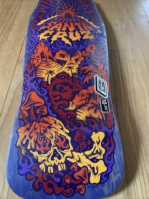 Santa Cruz Shaped Erick Winkowski Volcano Skateboard Deck 10.34X