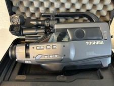 Toshiba SK-F200 VHS Camcorder Quick Access 8X With Case Vintage RARE