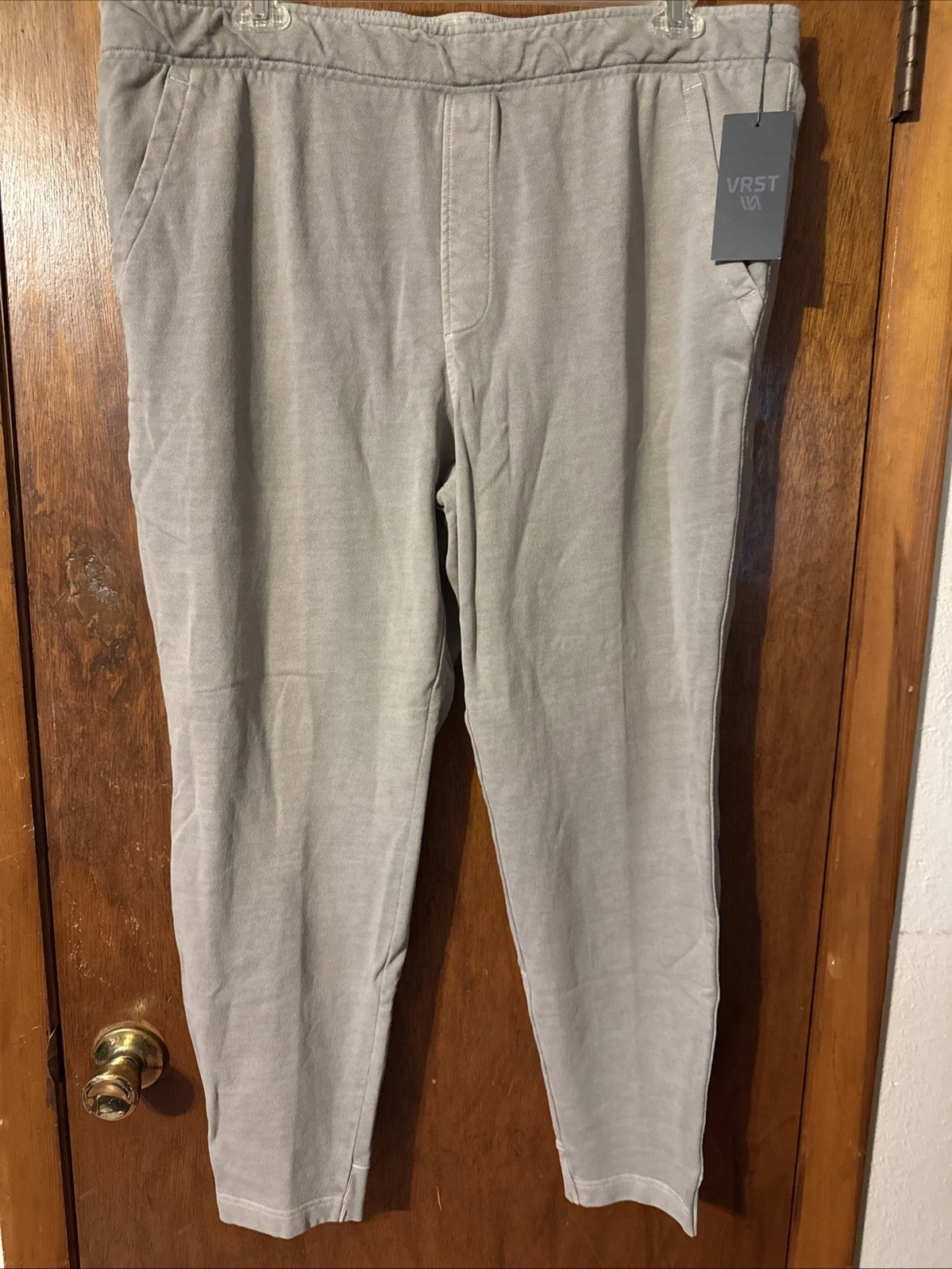 VRST XL Mens Straight Fit Jogger Pants Earl Grey C127