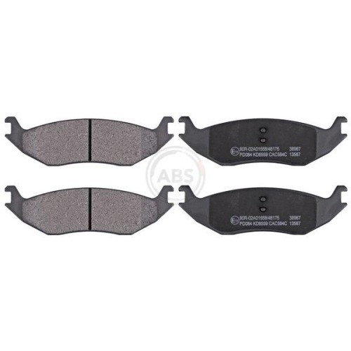 Plaquettes de frein à disque A.B.S. 38967 auto Chrysler Dodge avant