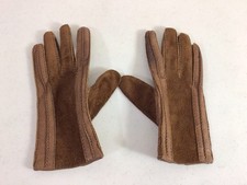Vintage Pigskin Driving Gloves Lined Womens 7