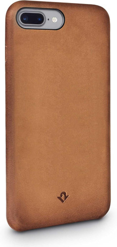 Twelve South Relaxed Leather Clip Custodia per iPhone 7 Plus, Cognac - Foto 1 di 2