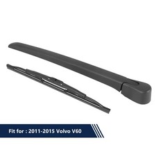 Car 305mm 12'' Rear Windshield Wiper Blade Arm Set for Volvo V60 2011-2015