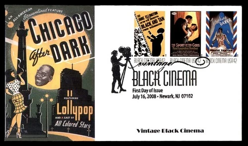 Mayfairstamps US FDC 2008 New Jersey vintage black cinema First Day Cover aaw_70