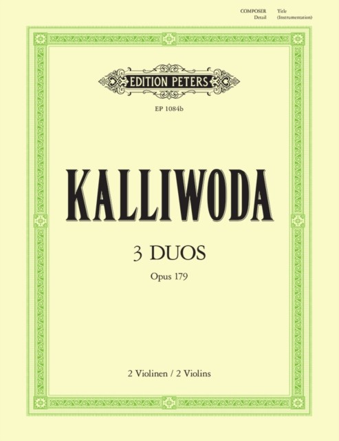 3 DUOS Op. 179 (Sheet music)