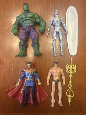 Hasbro Marvel 3.75'' DEFENDERS Loose Lot of 4!! Hulk! Namor! Strange! Surfer!