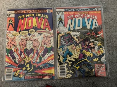 The Man Called Nova #9 & 10 1977 Marvel Comics