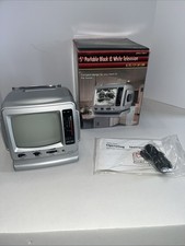 Spectra 52-BW 5&rdquo; Portable Black And White Television 2000 Untested As Is