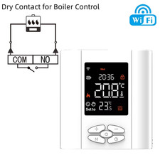 Termostato Wireless Tuya Wifi per Riscaldamento Caldaia a Gas Regolatore Di Temp