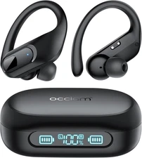 occiam Wireless Earbuds Bluetooth Headphones Ear Buds 96Hrs Playback Black 