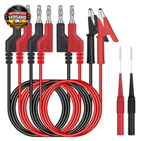 Messleitungen Set Mit Krokodilklemmen Bananenstecker PrüFspitzen FüR Multimeter
