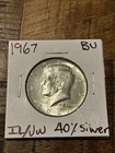 1967 P JFK Half Dollar BU Cond. 40 Percent Silver